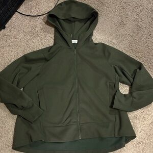 Forest Green Hooded Utility Jacket